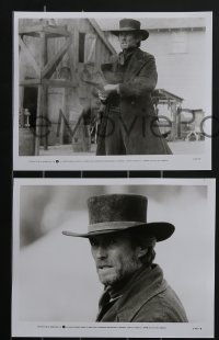 3y0333 PALE RIDER presskit w/ 13 stills 1985 great images of tough cowboy/director Clint Eastwood!