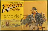 3y0448 RAIDERS OF THE LOST ARK English promo brochure 1980 ultra rare color art by Jim Steranko!