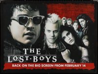 3z0697 LOST BOYS DS British quad R2020 vampire Kiefer Sutherland, Joel Schumacher, best image!