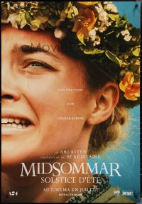 3z0769 MIDSOMMAR teaser Canadian 1sh 2019 Aster Swedish horror, creepy image of crying Florence Pugh!