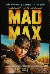 3z0923 MAD MAX: FURY ROAD advance DS 1sh 2015 great cast image of Tom Hardy, Charlize Theron!