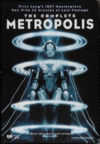 3z0933 METROPOLIS 1sh R2010 Fritz Lang, classic robot art from the first German release!