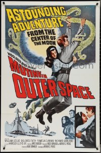 3z0937 MUTINY IN OUTER SPACE 1sh 1964 wacky sci-fi, astounding adventure from the moon's center!