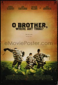 3z0940 O BROTHER, WHERE ART THOU? 1sh 2000 Coen Brothers, George Clooney, John Turturro!