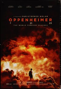 3z0941 OPPENHEIMER teaser DS 1sh 2023 Christopher Nolan atomic biopic, far shot of Cilian Murphy!