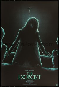 3z0105 EXORCIST #12/250 24x36 art print 2019 Mondo, creepy art Linda of Blair by Matt Ryan Tobin!