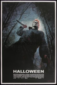 3z0136 HALLOWEEN #23/225 24x36 art print 2018 Mondo, Myers by Bill Sienkiewicz, Screen Print ed.!