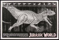 3z0154 JURASSIC WORLD #123/125 24x36 art print 2017 Mondo, art by Dan McCarthy, variant edition!