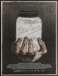 3z0362 LAWLESS #42/100 18x24 art print 2016 Mondo, bloody brass knuckles art by Edward Kinsella!