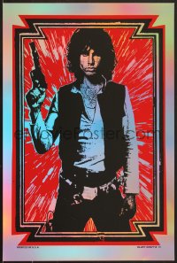 3z0451 MATT DYE signed #17/35 foil 16x24 art print 2015 art of Jim Morrison as Han, Light My Saber!