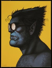 3z0284 MIKE MITCHELL signed #119/120 12x16 art print 2014 Mondo, Beast!