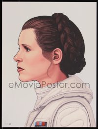 3z0282 MIKE MITCHELL signed #2977/3085 12x16 art print 2016 Mondo, Princess Leia, Star Wars!