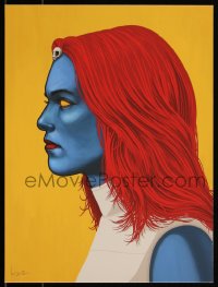 3z0280 MIKE MITCHELL signed #98/100 12x16 art print 2014 Mondo, Mystique!