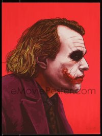 3z0276 MIKE MITCHELL signed #184/1050 12x16 art print 2016 Mondo, Heath Ledger as the Joker!