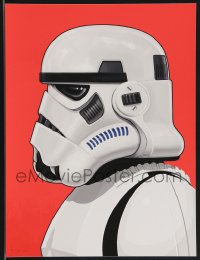 3z0275 MIKE MITCHELL signed #11/2460 12x16 art print 2017 Mondo, Star Wars, Stormtrooper!