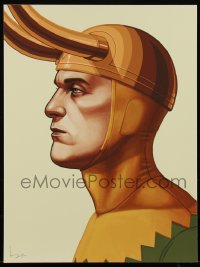 3z0266 MIKE MITCHELL signed #108/110 12x16 art print 2014 by the artist, Loki with horns, Mondo!