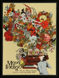 3z0368 MOOD INDIGO signed #117/145 18x24 art print 2014 by Landland, Mondo, first edition!