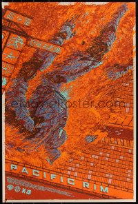 3z0176 PACIFIC RIM #21/52 artist's proof 24x36 art print 2013 Mondo, art by Ash Thorp, Jaegar!