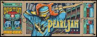 3z0708 PEARL JAM 2-sided 12x32 music poster 2018 Pearl Jam Boston tour, great Brad Klausen art!