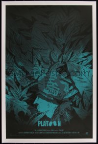 3z0177 PLATOON #19/125 24x36 art print 2013 Mondo, art by Johnny Dombrowski, first edition!