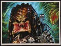 3z0377 PREDATOR signed #196/220 18x24 art print 2013 by Jason Edmiston, Mondo, first edition!