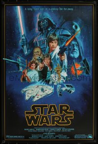 3z0216 STAR WARS #13/100 24x36 art print 2021 different art of cast by artist Paul Mann!