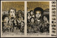 3z0252 WARRIORS signed #49/100 24x36 art print 2009 by Tyler Stout, Mondo, variant uncut edition!