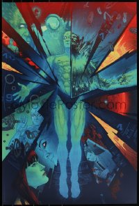 3z0253 WATCHMEN #19/125 24x36 art print 2013 Mondo, art by Kevin Tong, GID variant edition!