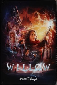 3z0728 WILLOW DS tv poster 2022 Walt Disney+, fantasy art of Warwick Davis in the title role!