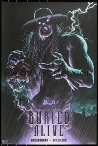 3z0259 WWE #2/200 24x36 art print 2020 Undertaker v. Mankind, regular!