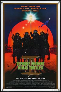 3z1016 TEENAGE MUTANT NINJA TURTLES III 1sh 1993 Turtles are back in time, feudal Japan!