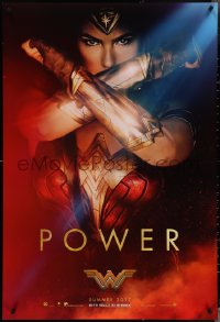 3z1038 WONDER WOMAN teaser DS 1sh 2017 sexiest Gal Gadot in title role/Diana Prince, Power!