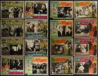 4a0470 LOT OF 23 MEXICAN LOBBY CARDS 1950s-1960s incomplete sets from several different movies!