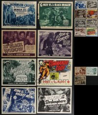 4a0313 LOT OF 27 SERIAL TITLE CARDS 1930s-1950s great images from several different series!