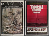 4a0220 LOT OF 12 FOLDED TORA TORA TORA SPANISH LANGUAGE ONE-SHEETS 1970 includes Bob McCall art!