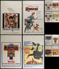 4a0029 LOT OF 12 UNFOLDED WINDOW CARDS 1960s-1970s great images from a variety of different movies!