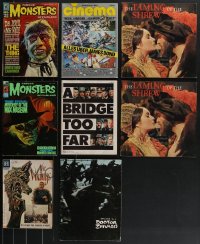 4a0453 LOT OF 8 MAGAZINES COMIC BOOKS & PROGRAM BOOKS 1950s-1970s a variety of movie images & more!