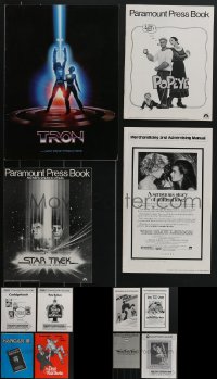 4a0413 LOT OF 12 UNCUT PRESSBOOKS 1970s-1980s cool advertising for a variety of different movies!