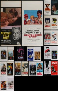 4a0806 LOT OF 25 MOSTLY FORMERLY FOLDED ITALIAN LOCANDINAS 1960s-2010s a variety of movie images!