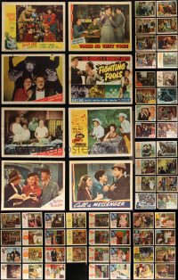 4a0290 LOT OF 71 DEAD END KIDS/BOWERY BOYS LOBBY CARDS 1930s-1950s several incomplete sets!