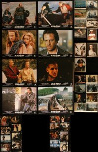 4a0298 LOT OF 43 1972-2003 HIGHLANDER & ACTION MOVIE LOBBY CARDS 1972-2003 complete sets!