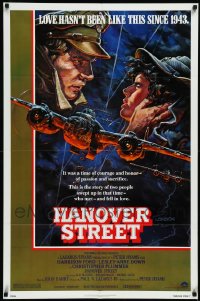 4a0215 LOT OF 13 FOLDED HANOVER STREET ONE-SHEETS 1979 art of Harrison Ford & Leslie-Anne Down!