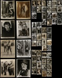 4a0617 LOT OF 85 MOSTLY COWBOY WESTERN 8X10 STILLS 1950s-1980s great movie scenes & portraits!