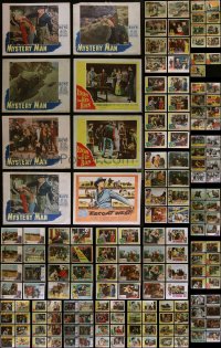 4a0263 LOT OF 219 COWBOY WESTERN LOBBY CARDS 1940s-1960s complete & incomplete sets!