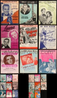 4a0491 LOT OF 26 1920s-1940s MOVIE SHEET MUSIC 1920s-1940s great songs from a variety of movies!