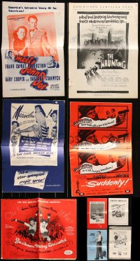 4a0410 LOT OF 13 UNCUT 1940s-1950s PRESSBOOKS 1940s-1950s advertising for a variety of movies!