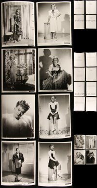 4a0678 LOT OF 12 SONJA HENIE 8X10 STILLS 1930s great portraits of the pretty ice skater/actress!