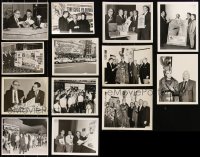 4a0676 LOT OF 13 8X10 CANDID STILLS SHOWING THEATRE PROMOTIONS 1950s-1960s outdoors, lobbies & more!