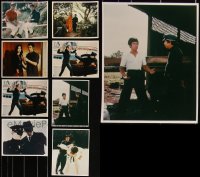 4a0769 LOT OF 9 BRUCE LEE COLOR REPRO PHOTOS 1980s great images of the kung fu legend!