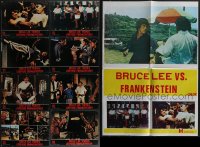 4a0522 LOT OF 14 BRUCE LEE VERSUS CHINESE FRANKENSTEIN ITEMS 1973 cool kung fu horror movie!